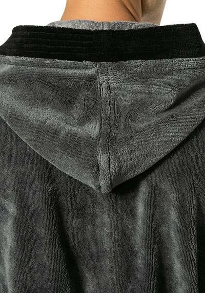 Morgenstern Kapuzenbademantel Elio 5624/10 Baumwolle, Anthrazit 3 Morgenstern Kapuzenbademantel Elio 5624/10 Baumwolle, Anthrazit – Bild 3