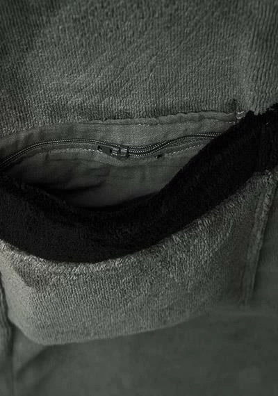 Morgenstern Kapuzenbademantel Elio 5624/10 Baumwolle, Anthrazit 5 Morgenstern Kapuzenbademantel Elio 5624/10 Baumwolle, Anthrazit – Bild 5