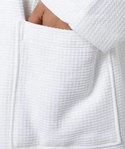 Schiesser Bademantel 163985/100 Baumwolle, Weiß -schlechtchritte 332161 norm3