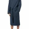 Schiesser Bademantel 163985/803 Baumwolle, Navy, Dunkelblau