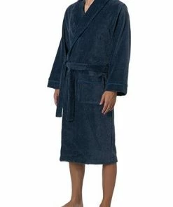 Morgenstern Bademantel Alex 5776/14 Baumwolle, Marineblau, Marine