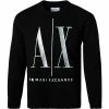 ARMANI EXCHANGE Pullover 8NZMPA/ZJ1ZZ/1200 Sweatshirt, Baumwolle, Schwarz
