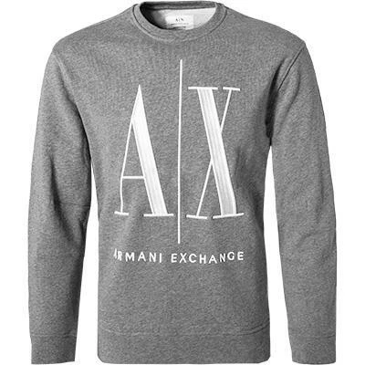 ARMANI EXCHANGE Pullover 8NZMPA/ZJ1ZZ/3930 Sweatshirt, Baumwolle, Grau , Grau 2 ARMANI EXCHANGE Pullover 8NZMPA/ZJ1ZZ/3930 Sweatshirt, Baumwolle, Grau , Grau – Bild 2