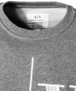 ARMANI EXCHANGE Pullover 8NZMPA/ZJ1ZZ/3930 Sweatshirt, Baumwolle, Grau , Grau 6 ARMANI EXCHANGE Pullover 8NZMPA/ZJ1ZZ/3930 Sweatshirt, Baumwolle, Grau , Grau -schlechtchritte 348070 norm2