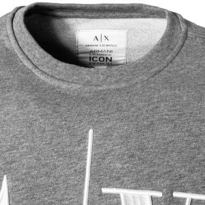 ARMANI EXCHANGE Pullover 8NZMPA/ZJ1ZZ/3930 Sweatshirt, Baumwolle, Grau , Grau 3 ARMANI EXCHANGE Pullover 8NZMPA/ZJ1ZZ/3930 Sweatshirt, Baumwolle, Grau , Grau – Bild 3