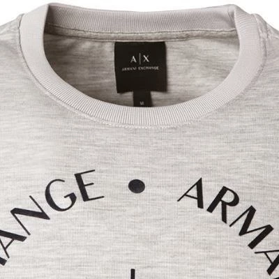 ARMANI EXCHANGE Sweatshirt 8NZM87/Z9N1Z/3929 Mikrofaser, Silbergrau meliert, Grau 3 ARMANI EXCHANGE Sweatshirt 8NZM87/Z9N1Z/3929 Mikrofaser, Silbergrau meliert, Grau – Bild 3