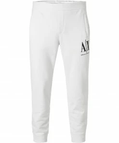 ARMANI EXCHANGE Hose 8NZPPA/ZJ1ZZ/1100 Sweatpants, Baumwolle, Weiß