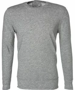 JUVIA Longsleeve 91514022/16/912 Baumwolle, Grau meliert, Grau