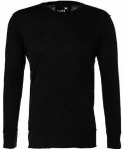 JUVIA Longsleeve 91514056/63/110 Baumwolle, Schwarz