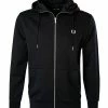 Fred Perry Sweatjacke J7536/795 Baumwolle, Dunkelblau