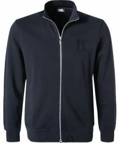 KARL LAGERFELD Sweatjacke 705891/0/500900/690 Baumwolle, Dunkelblau