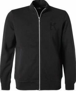 KARL LAGERFELD Sweatjacke 705891/0/500900/990 Baumwolle, Schwarz