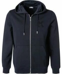 KARL LAGERFELD Hoodie 705892/0/500900/690 Sweatjacke, Baumwolle, Dunkelblau