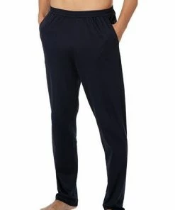 Zimmerli Supreme Green Pants lang 3460/95304/447 Pyjamahose, Baumwolle, Navy