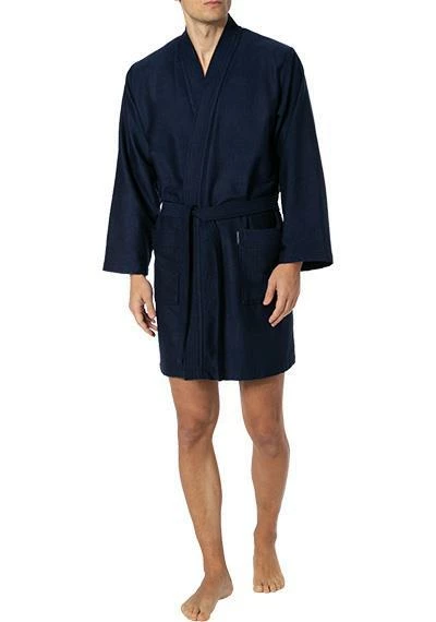 Morgenstern Kimono Bademantel Leif 5748/36 Baumwolle, Nachtblau, Blau 1 Morgenstern Kimono Bademantel Leif 5748/36 Baumwolle, Nachtblau, Blau