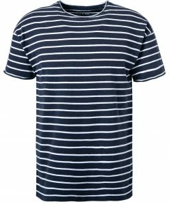 JUVIA T-Shirt 91015074/75/880 Baumwolle, Navy-weiß gestreift, Navy