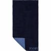 JOOP! Duschtuch 1600/DT/14 80 x 150 cm, Nachtblau-royal, Navy