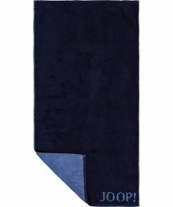 JOOP! Duschtuch 1600/DT/14 80 x 150 cm, Nachtblau-royal, Navy