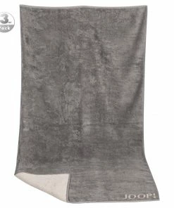 JOOP! Gästetuch 3er Pack 1600/GT/70 Gästetücher, 30 x 50 cm, Grau , Graphit