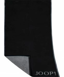 JOOP! Saunatuch 1600/ST/90 80 x 200 cm, Schwarz-grau, Schwarz