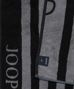 JOOP! Handtuch 1610/HT/90 50 x 100 cm, Schwarz-grau gestreift, Schwarz -schlechtchritte 360952 norm2