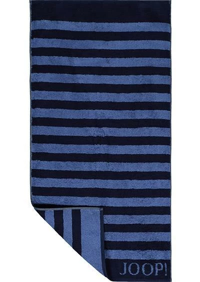 JOOP! Handtuch 1610/HT/14 50 x 100 cm, Nachtblau-royal gestreift, Navy 2 JOOP! Handtuch 1610/HT/14 50 x 100 cm, Nachtblau-royal gestreift, Navy – Bild 2