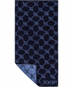 JOOP! Handtuch 1611/HT/14 50 x 100 cm, Nachtblau-royal gemustert, Navy