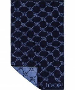 JOOP! Duschtuch 1611/DT/14 80 x 150 cm, Nachtblau-royal gemustert, Navy