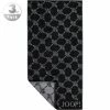 JOOP! Gästetuch 3er Pack 1611/GT/90 Gästetücher, 30 x 50, Schwarz-grau gemustert, Schwarz