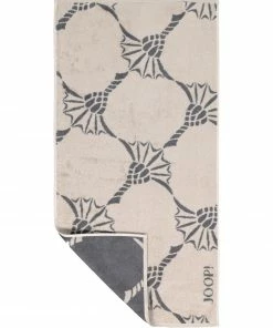 JOOP! Handtuch 1677/HT/37 50 x 100 cm, Beige-grau gemustert, Sand