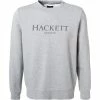 HACKETT Sweatshirt HM580877/913 Classic Fit, Baumwolle, Hellgrau meliert, Hellgrau