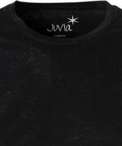 JUVIA Longsleeve 91514022/16/110 T-Shirt, Baumwolle, Schwarz -schlechtchritte 365465 norm2