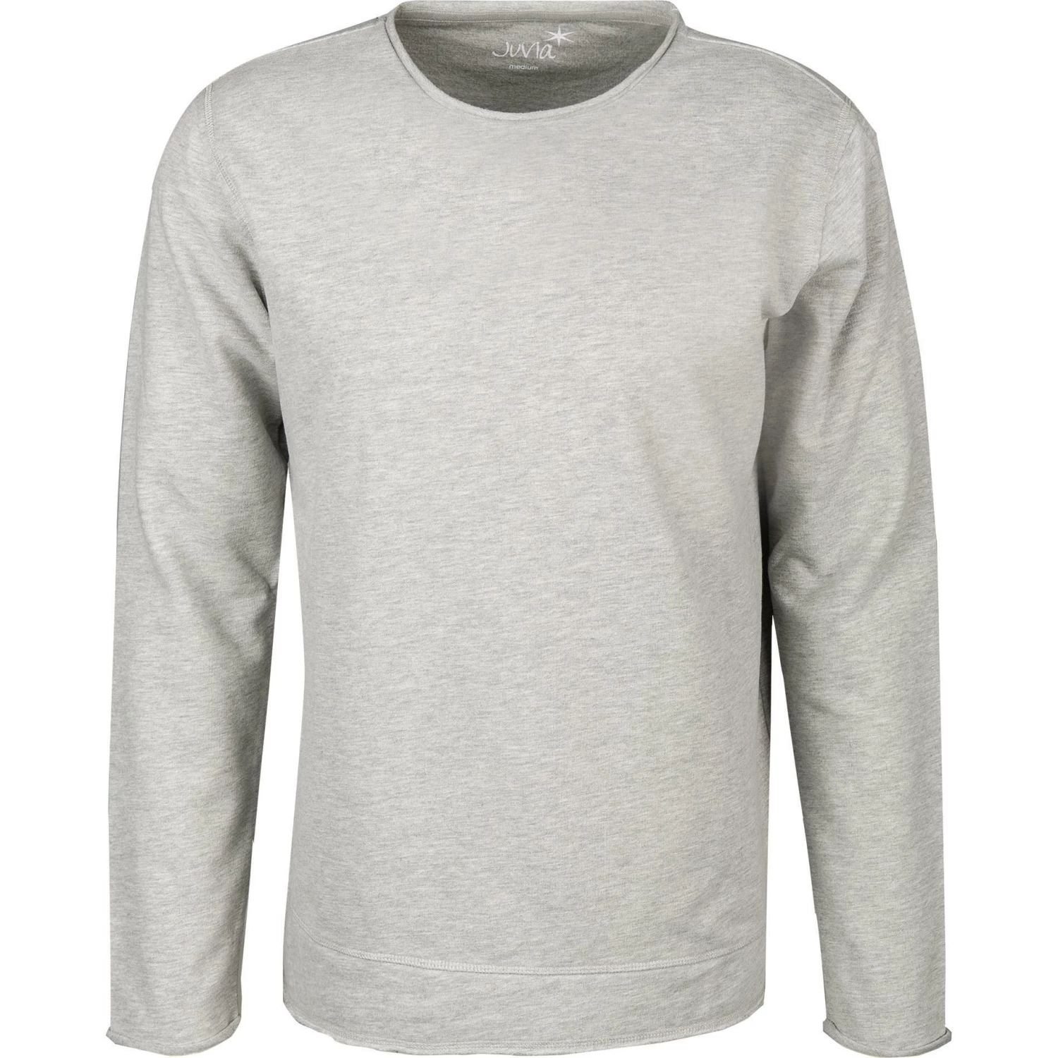 JUVIA Sweatshirt 92000004/07/912 Baumwolle, Grau meliert, Grau 1 JUVIA Sweatshirt 92000004/07/912 Baumwolle, Grau meliert, Grau