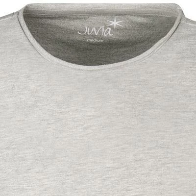 JUVIA Sweatshirt 92000004/07/912 Baumwolle, Grau meliert, Grau 3 JUVIA Sweatshirt 92000004/07/912 Baumwolle, Grau meliert, Grau – Bild 3