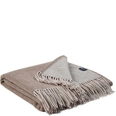 Eagle Decke Kaschmir-Schurwolle 13112/116 Kaschmir-Wolle, Braun-greige meliert, Grau-braun 3 Eagle Decke Kaschmir-Schurwolle 13112/116 Kaschmir-Wolle, Braun-greige meliert, Grau-braun – Bild 3