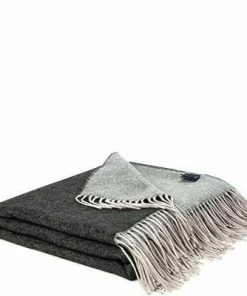 Eagle Decke Kaschmir-Schurwolle 13112/111 Kaschmir-Wolle, Anthrazit-grau meliert, Schwarz-grau -schlechtchritte 366464 norm2