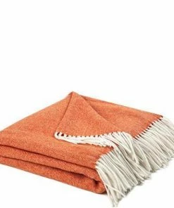 Eagle Decke Wolle 11806/121 Lammwolle, Orange meliert, Orange -schlechtchritte 366471 norm2