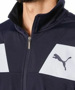 PUMA Trainingsanzug 585838/0006 Regular Fit, Mikrofaser, Marine, Dunkelblau -schlechtchritte 367504 norm3