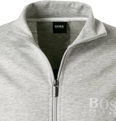 BOSS Sweatjacke Authentic 50452282/032 Baumwolle, Hellgrau 3 BOSS Sweatjacke Authentic 50452282/032 Baumwolle, Hellgrau – Bild 3