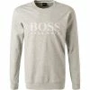 BOSS Sweatshirt Authentic 50452292/032 Baumwolle, Hellgrau
