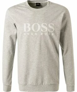 BOSS Sweatshirt Authentic 50452292/032 Baumwolle, Hellgrau