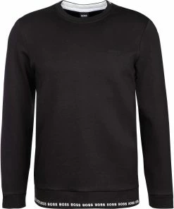 BOSS Sweatshirt Salbo 50452472/001 Baumwolle, Schwarz