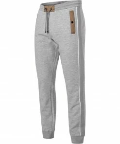 BOGNER Sweathose Frank 1880/3928/011 Sweatpants, Mikrofaser, Hellgrau meliert, Hellgrau