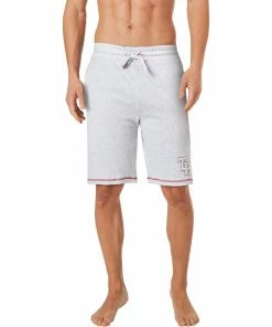 Tommy Hilfiger Shorts UM0UM02156/PJ4 Pyjamashorts, Bio Baumwolle, Grau meliert, Grau
