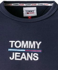 TOMMY JEANS Sweatshirt DM0DM10910/C87 Bio Baumwolle, Marineblau, Marine -schlechtchritte 371658 norm2