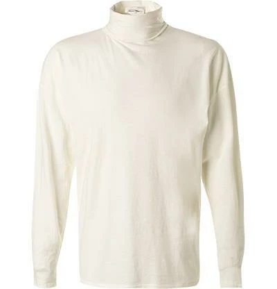 American Vintage Longsleeve MFAK02D/blanc Rollkragenshirt, Baumwolle, Weiß 2 American Vintage Longsleeve MFAK02D/blanc Rollkragenshirt, Baumwolle, Weiß – Bild 2