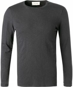 American Vintage T-Shirt MBYSA18/navy Longsleeve, Baumwolle, Navy meliert