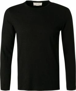 American Vintage T-Shirt MBYSA18/noir Longsleeve, Baumwolle, Schwarz meliert