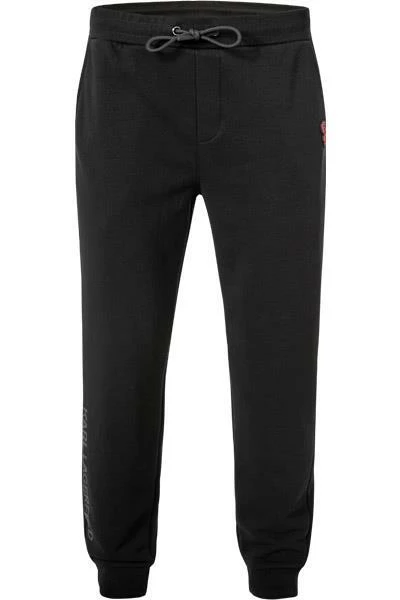 KARL LAGERFELD Sweathose 705075/0/512900/990 Sweatpants, Baumwolle, Schwarz 2 KARL LAGERFELD Sweathose 705075/0/512900/990 Sweatpants, Baumwolle, Schwarz – Bild 2
