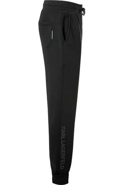 KARL LAGERFELD Sweathose 705075/0/512900/990 Sweatpants, Baumwolle, Schwarz 4 KARL LAGERFELD Sweathose 705075/0/512900/990 Sweatpants, Baumwolle, Schwarz – Bild 4